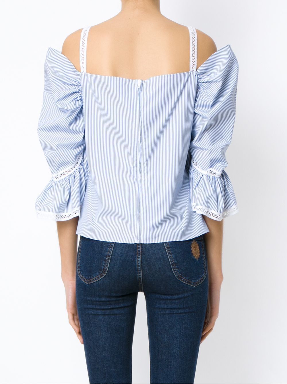 фото Martha Medeiros Sula lace detail blouse