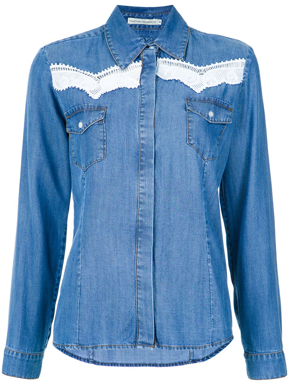 фото Martha medeiros mica denim shirt