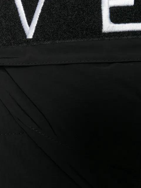 givenchy embroidered logo padded jacket