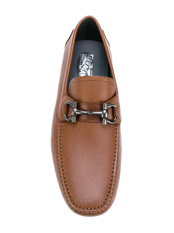 tan ferragamo loafers