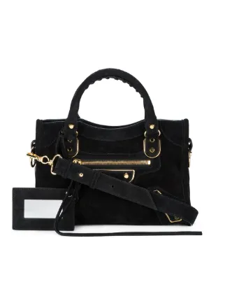 Balenciaga Metallic Edge Nano City Bag Farfetch Balenciaga Metallic Edge Nano City Bag