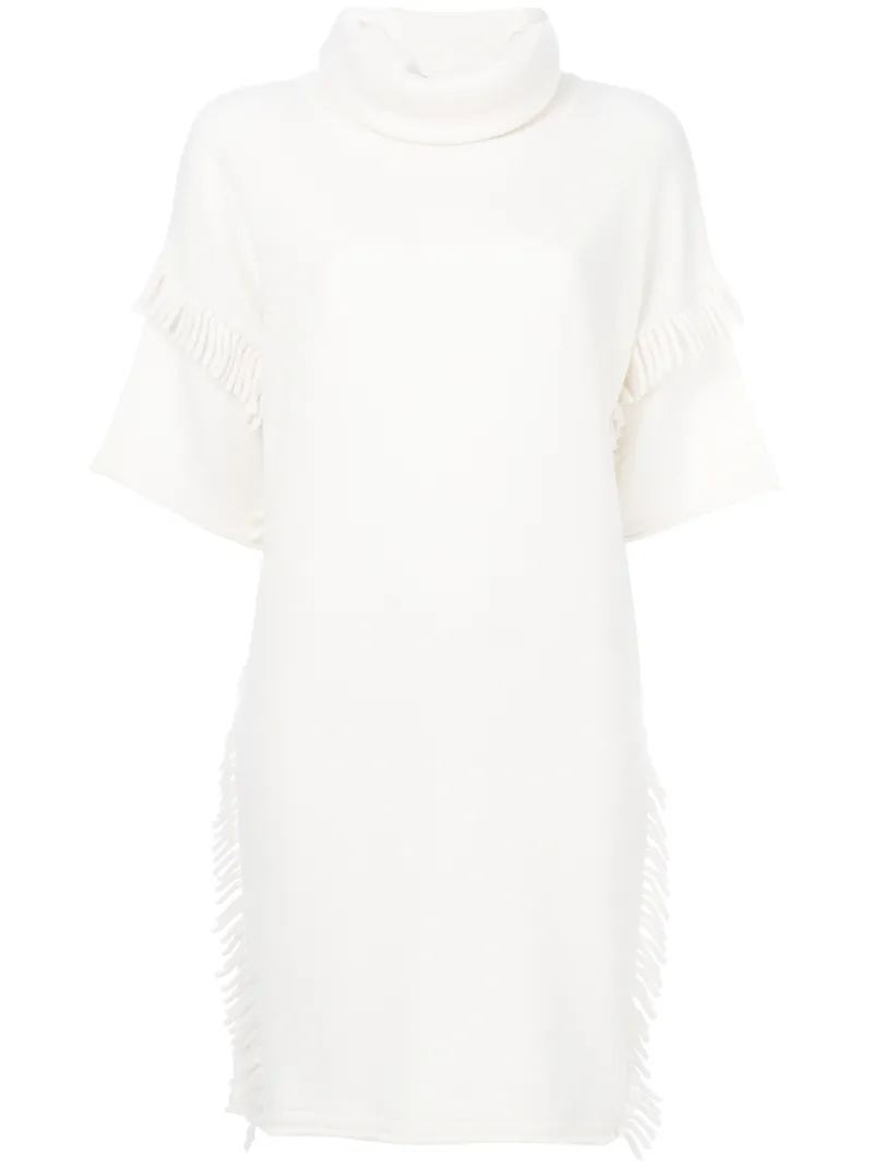 трикотажное платье с укороченными рукавами Blumarine