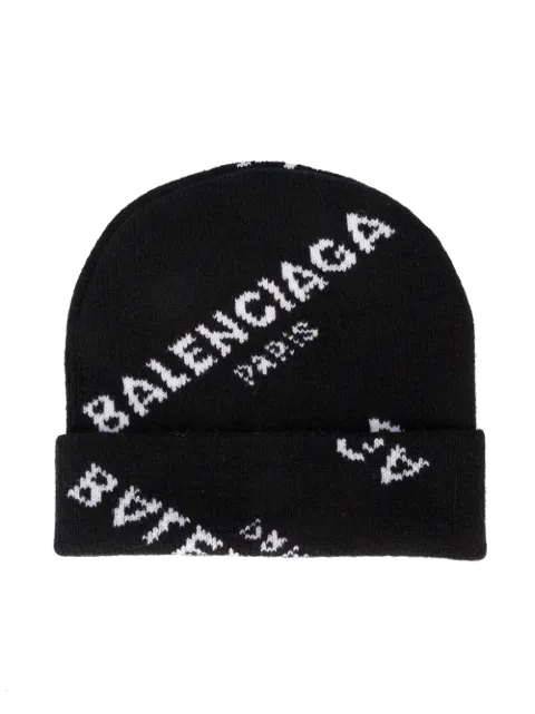 Balenciaga All Over Beanie Hat - Farfetch