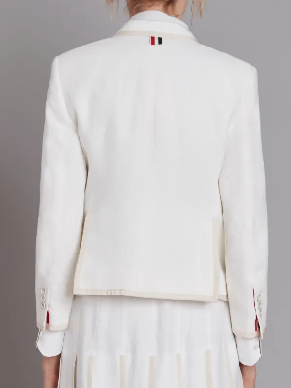Tennis Collection grosgrain tipped single breasted sport coat