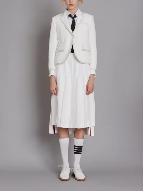 Tennis Collection grosgrain tipped single breasted sport coat