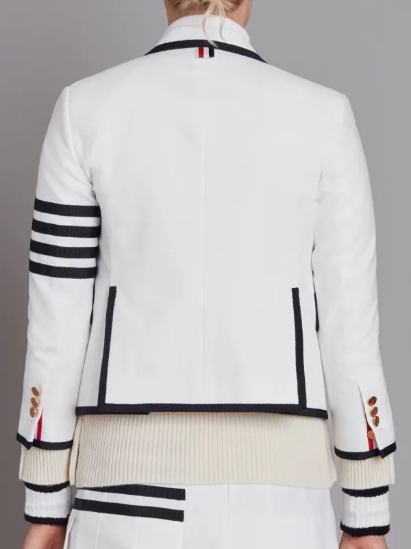 Tennis Collection pique striped sport coat