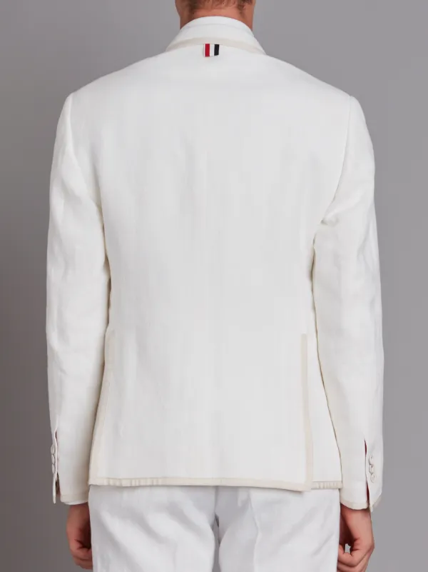 Tennis Collection grosgrain tipped single breasted sport coat