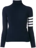 Thom Browne striped turtleneck sweater - Blue