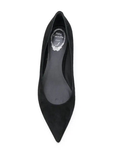 pointed toe ballerinas