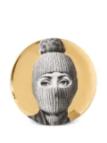 Fornasetti Tema e Variazioni decorative plate - Black