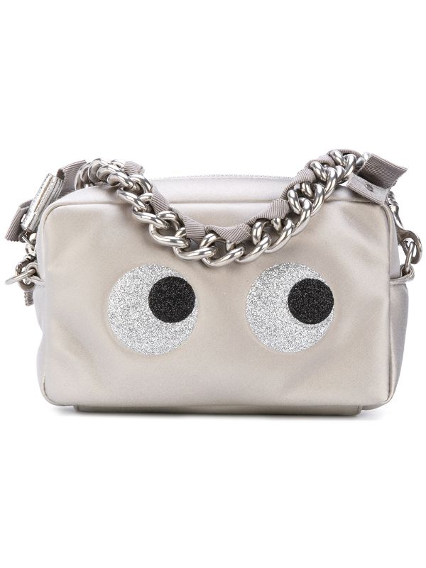 anya hindmarch silver bag