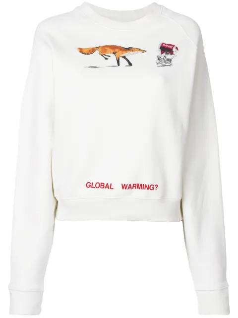 venice beach white fox sweatshirt