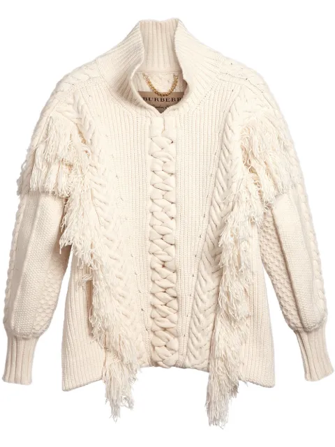 oversized fringe sweater