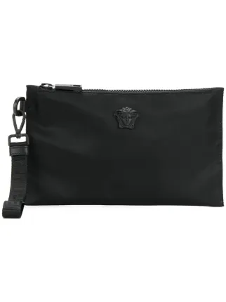 Versace Medusa Palazzo Clutch Bag Farfetch Versace Medusa Palazzo Clutch Bag