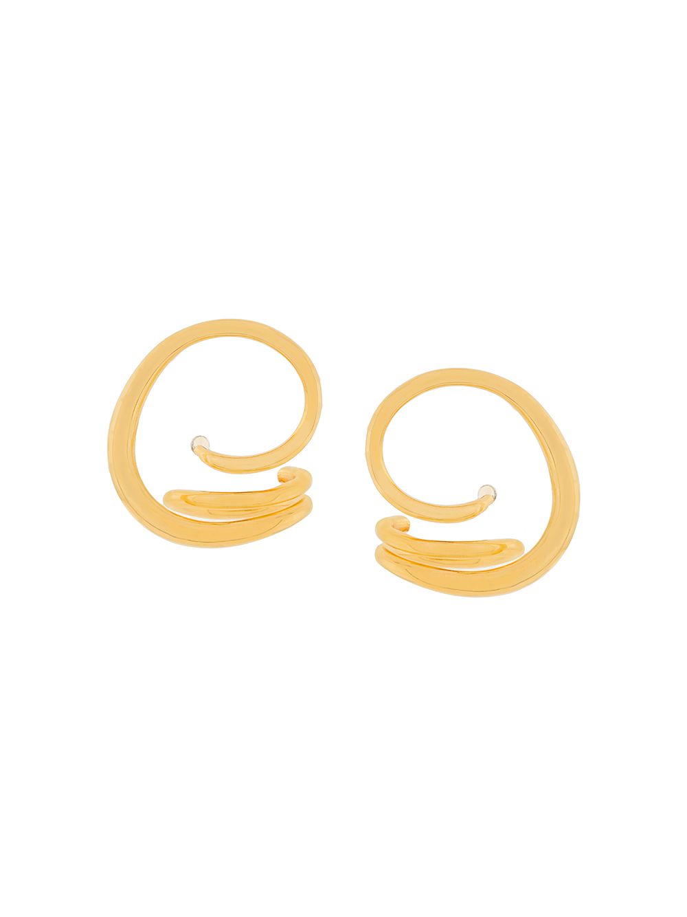 CHARLOTTE CHESNAIS ROUND TRIP EARRINGS,17BO049VER12203855