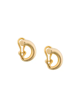 Charlotte Chesnais Monie Small Clip Earrings Farfetch Charlotte Chesnais Monie Small Clip Earrings