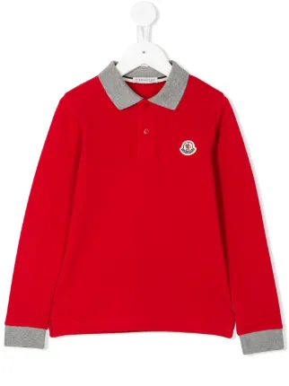 red moncler polo shirt red moncler polo shirt