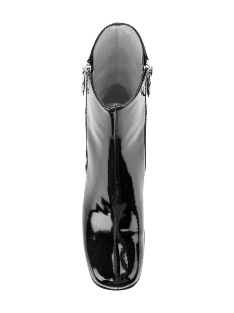 marc jacobs black patent leather shoes