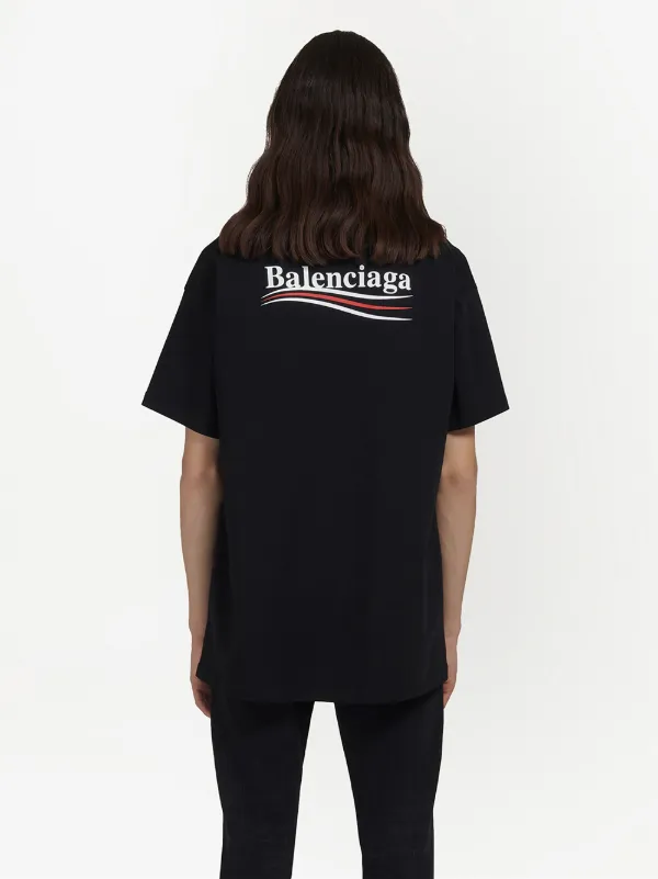 Balenciaga Oversize Logo T-shirt - Farfetch