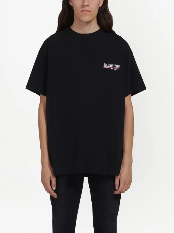 Balenciaga Oversize Logo T-shirt - Farfetch