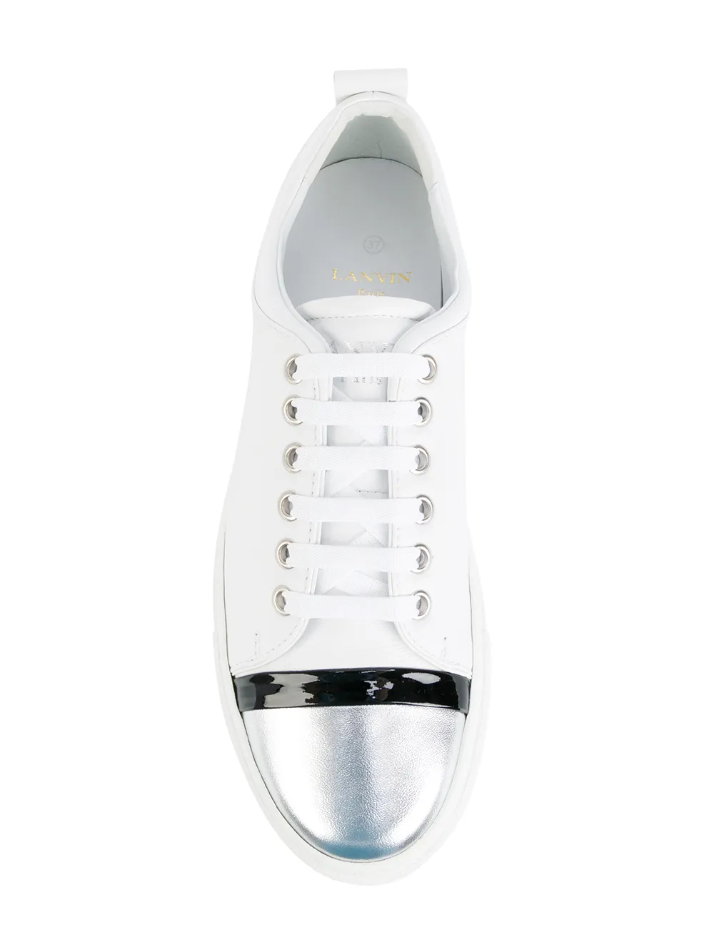 Lanvin sneakers met neuskap Wit