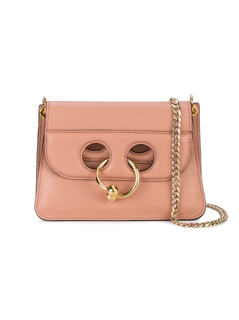 J.W.Anderson - mini Dusty Pink Pierce Messenger bag - women - Leather/metal - One Size, Pink/Purple