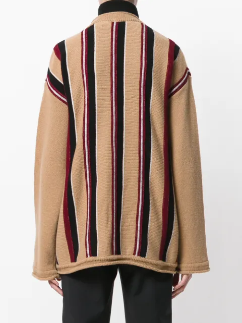 Colour Block Striped Knitted Jumper - Just $7