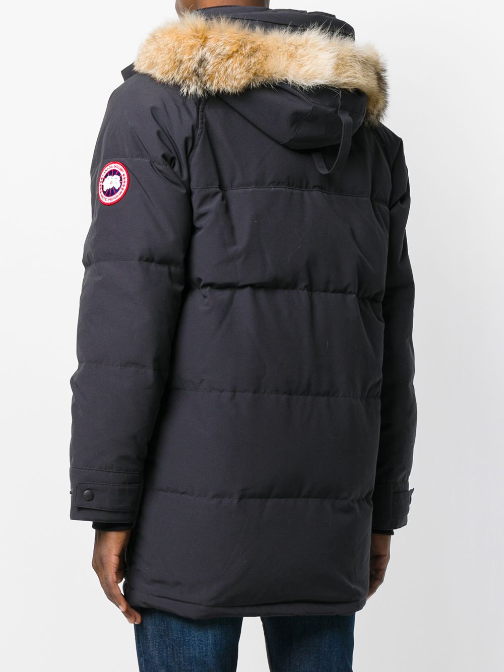 фото Canada Goose куртка с капюшоном с оторочкой мехом