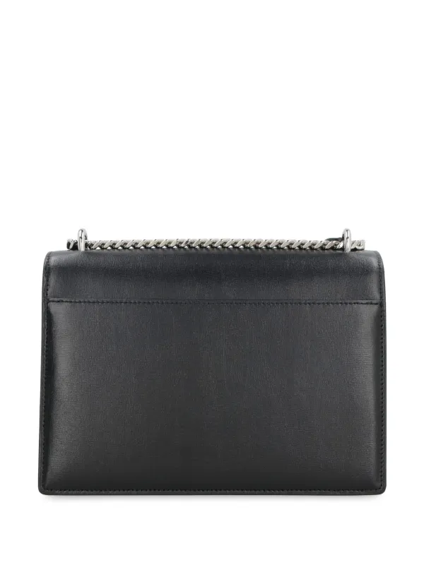 Saint Laurent Medium Sunset Shoulder Bag | Black | FARFETCH UK