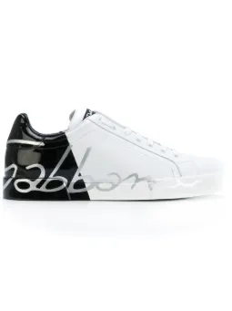 mens white dolce and gabbana trainers