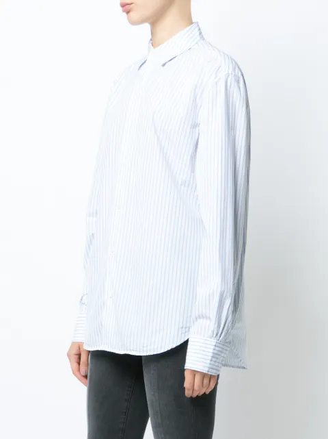 frame striped shirt