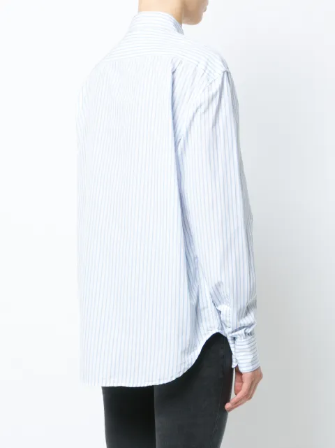 frame striped shirt