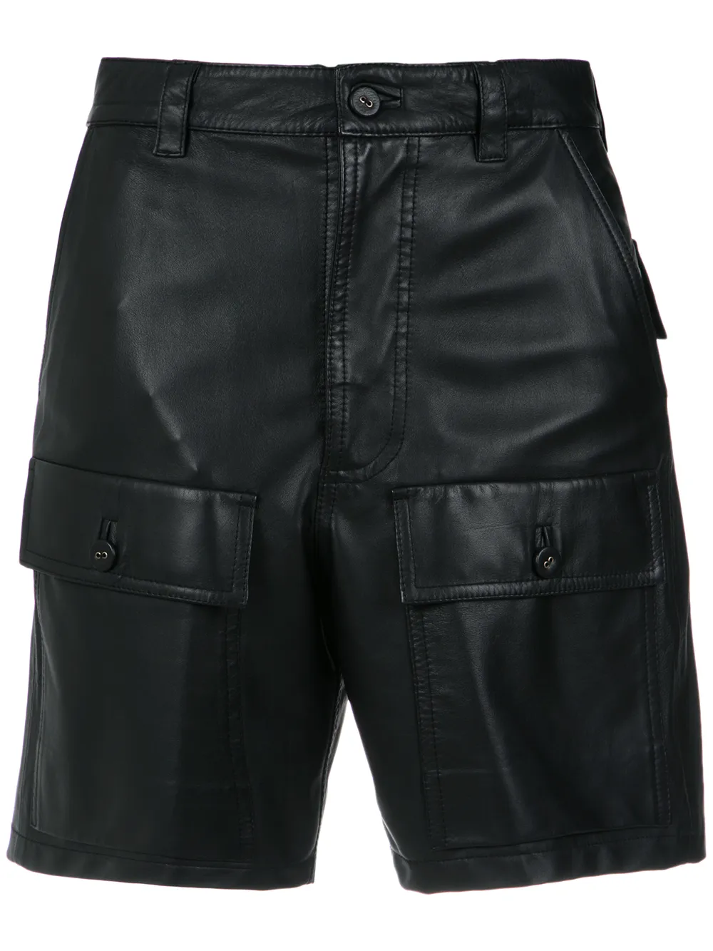 Reinaldo Lourenço Leather Shorts $1,343 - Buy SS18 Online - Fast Delivery, Price