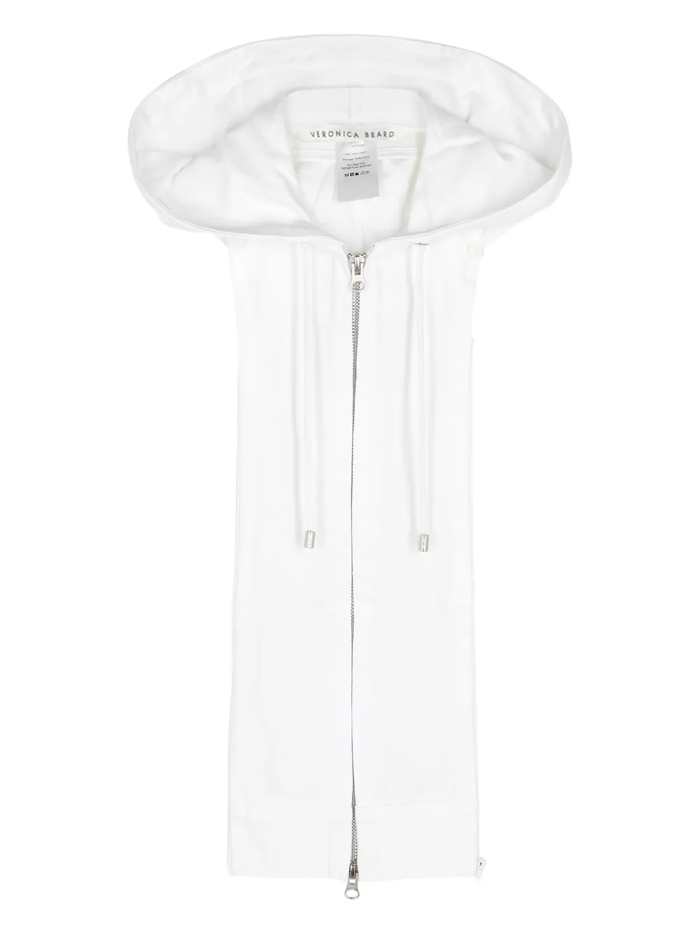 Veronica Beard Dickey zipped hoodie – White