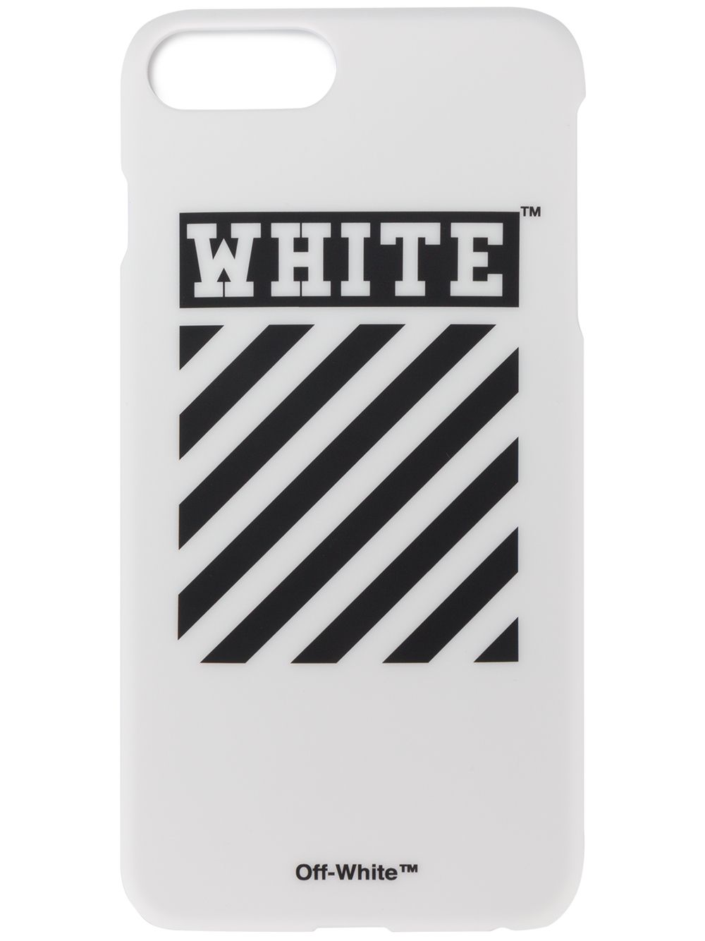 Off-White Diagonal Print iPhone 7+ Case - Farfetch