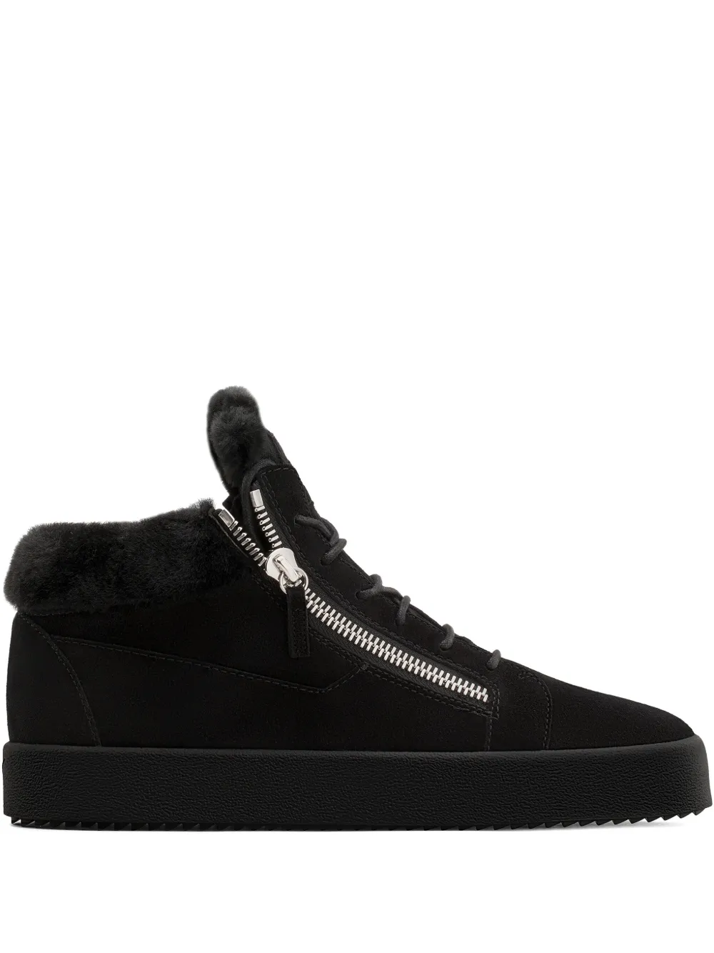 Giuseppe Zanotti Kriss shearling-lined sneakers | Black | Image 1