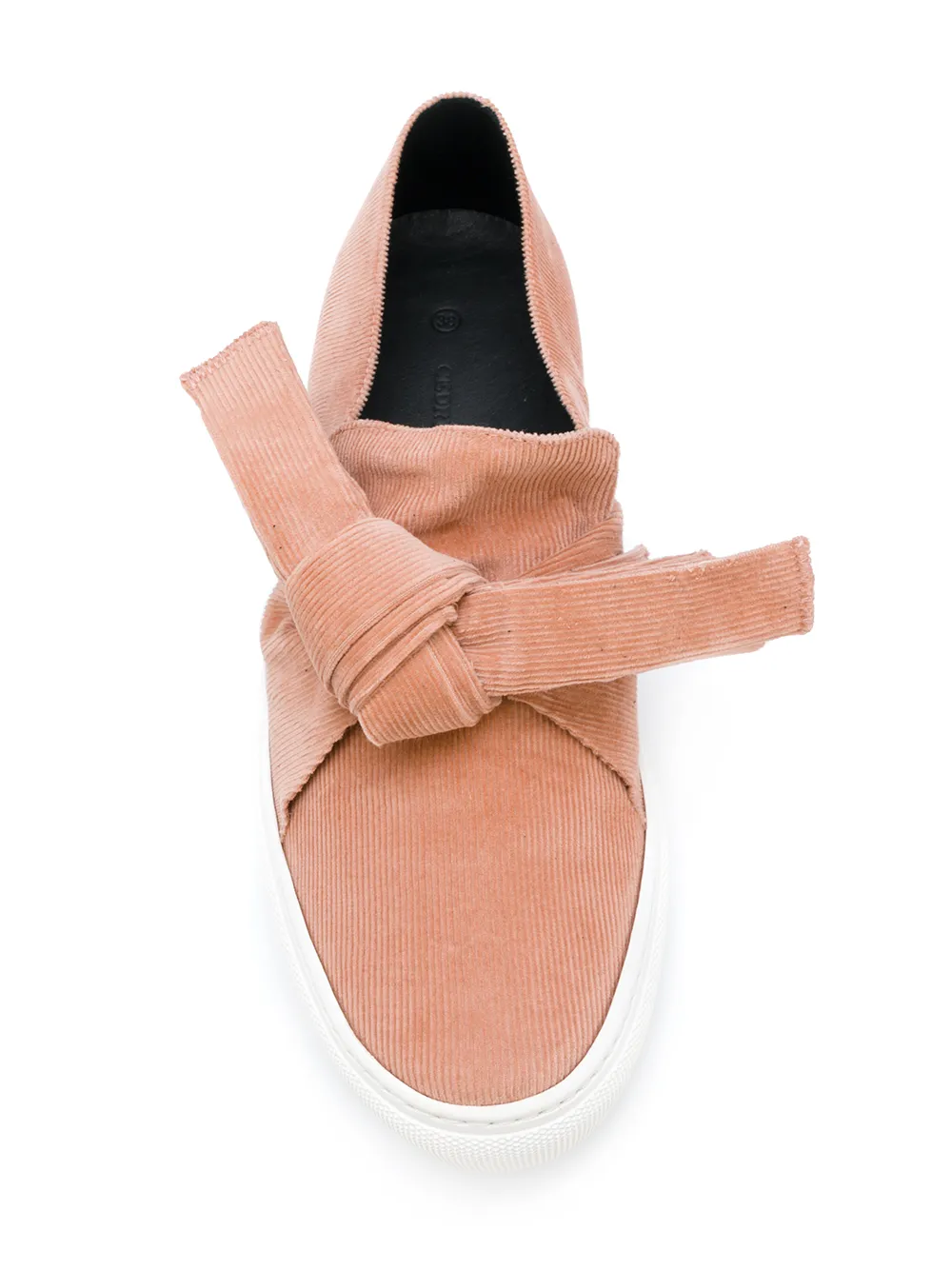  Cédric Charlier Flat Bow Sneakers - Pink 