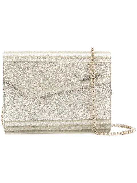 jimmy choo candy glitter clutch bag