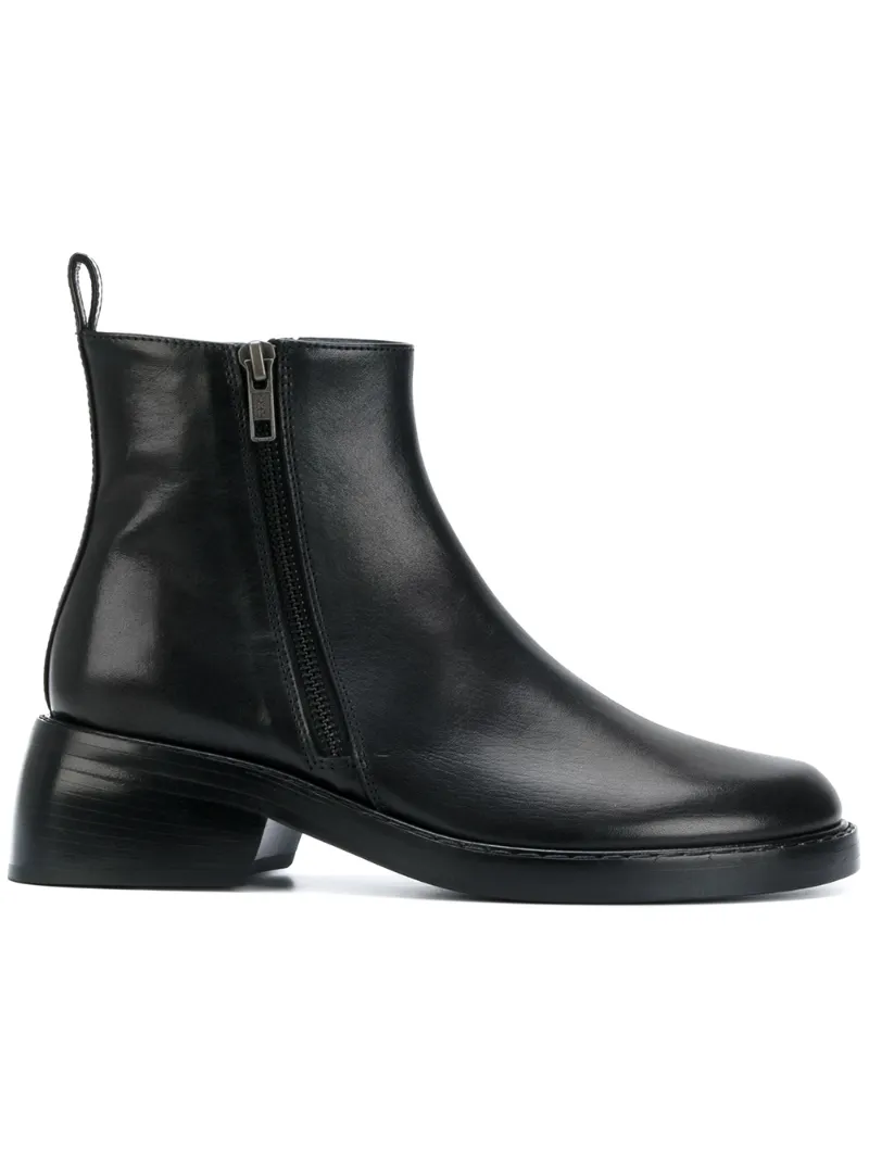 ботинки с двумя молниями Ann Demeulemeester