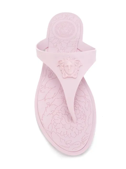 medusa palazzo thong sandals
