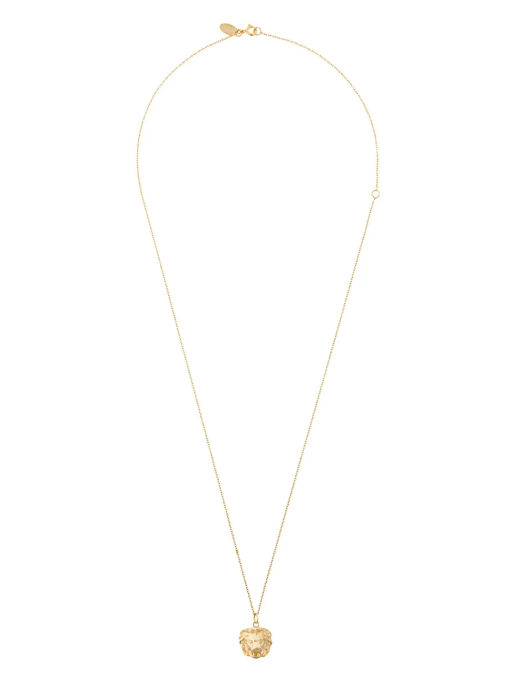 Iosselliani Vergoldete Sterlingsilberhalskette mit Löwen-Anhänger - Gelb