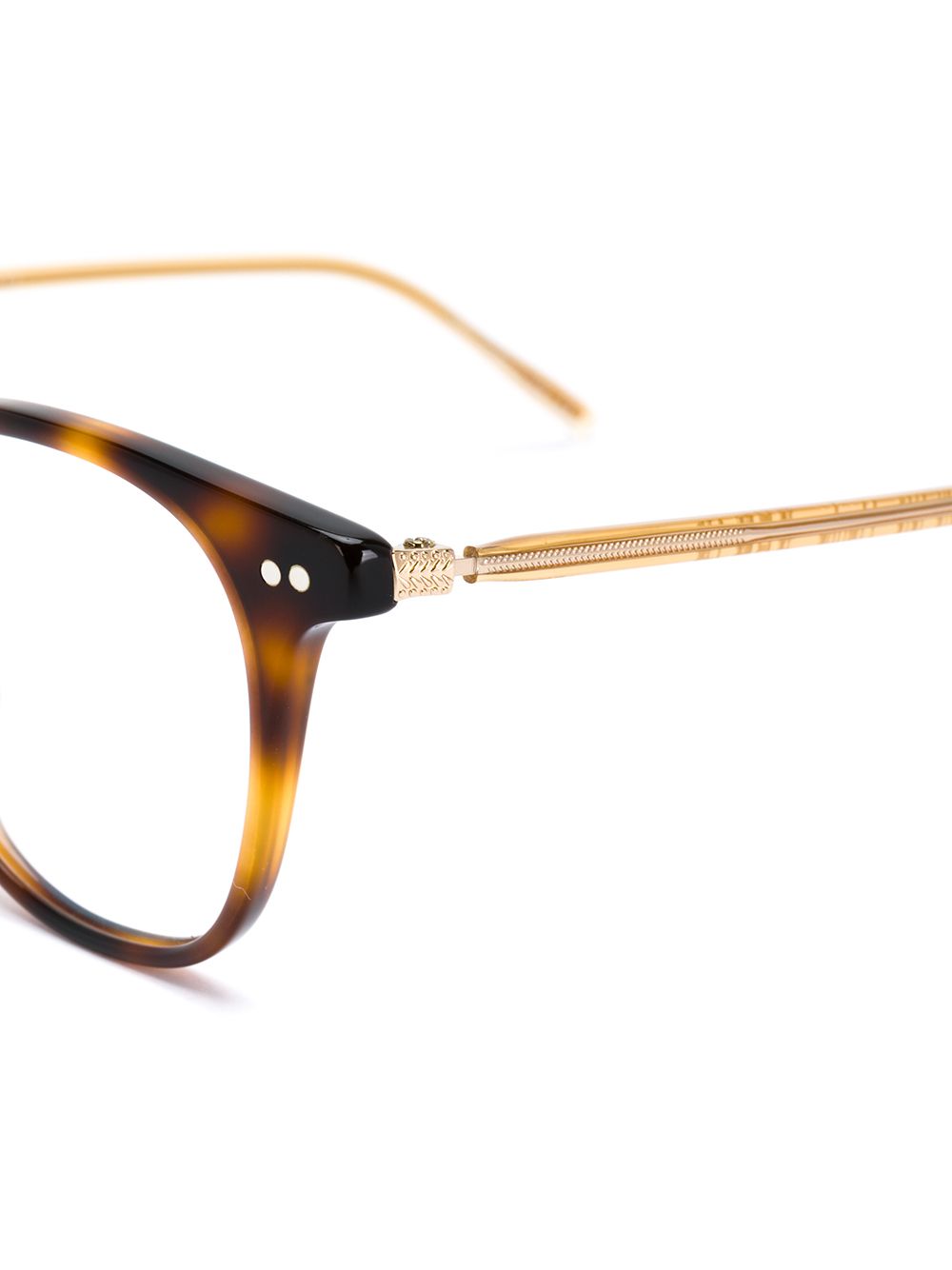 фото Oliver peoples очки 'hanks' в округлой оправе