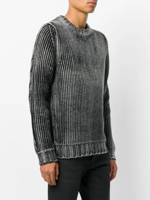 Stone Island Frosted Cable Knit Sweater 