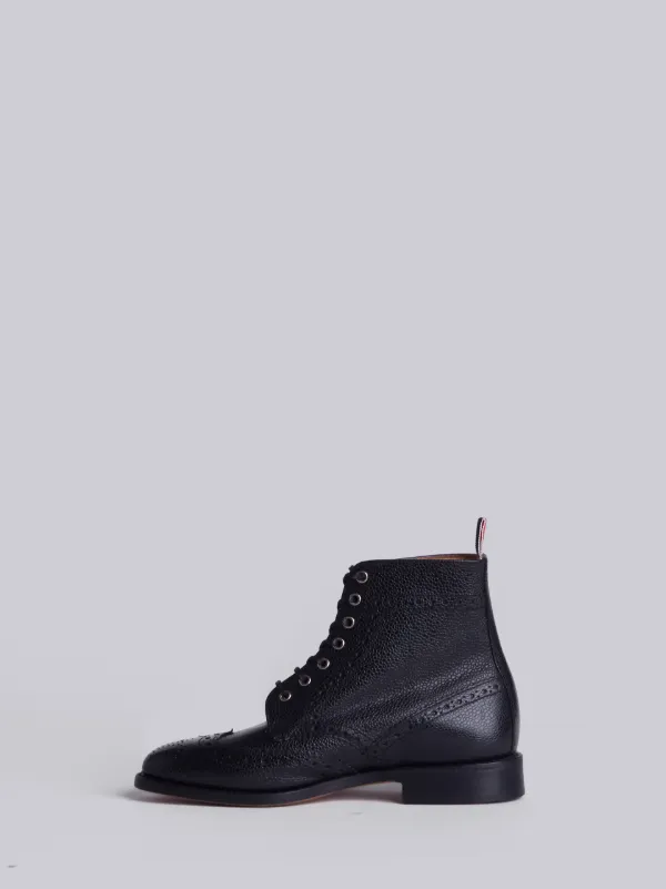 wingtip ankle boots