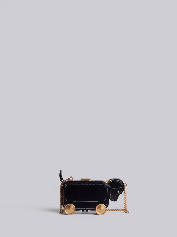 Hector Bag With Chain Shoulder Strap In Calf Leather