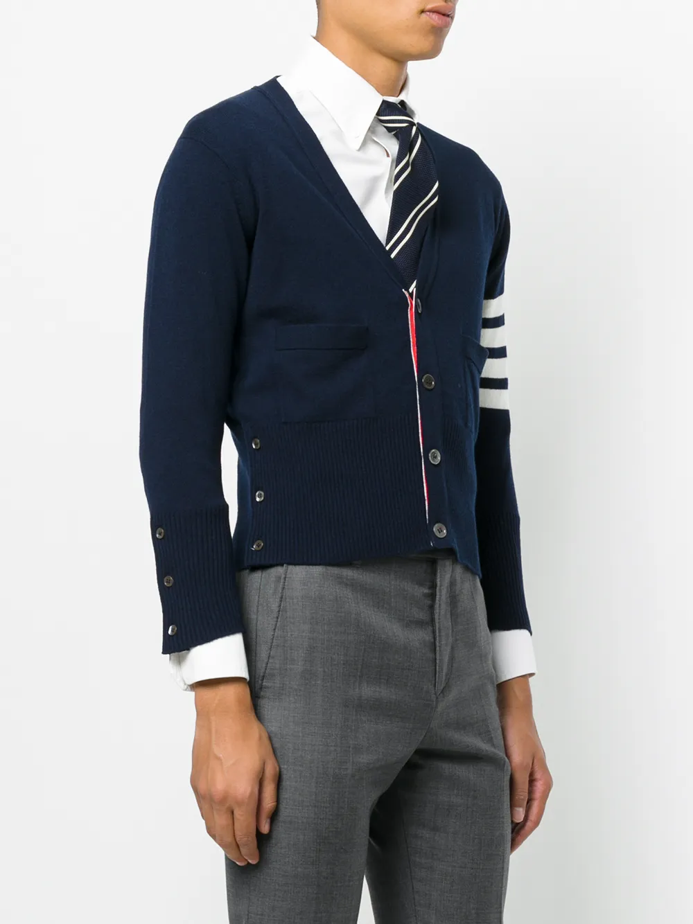 Thom Browne Cardigan classico con scollo a V | Felpe e Maglioni | Image 3