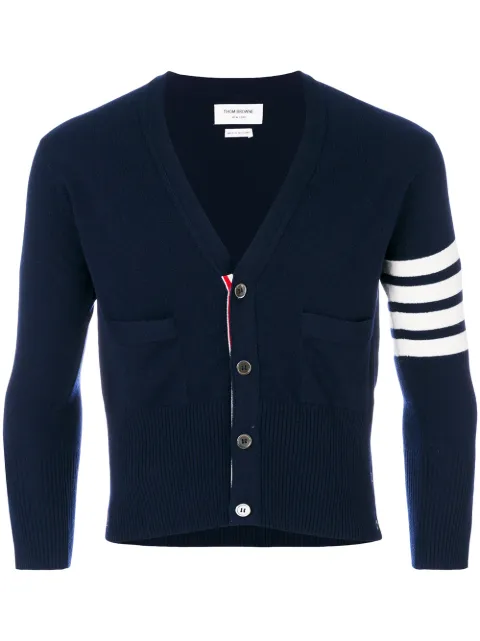 Thom Browne 4-Bar Short Cashmere Cardigan