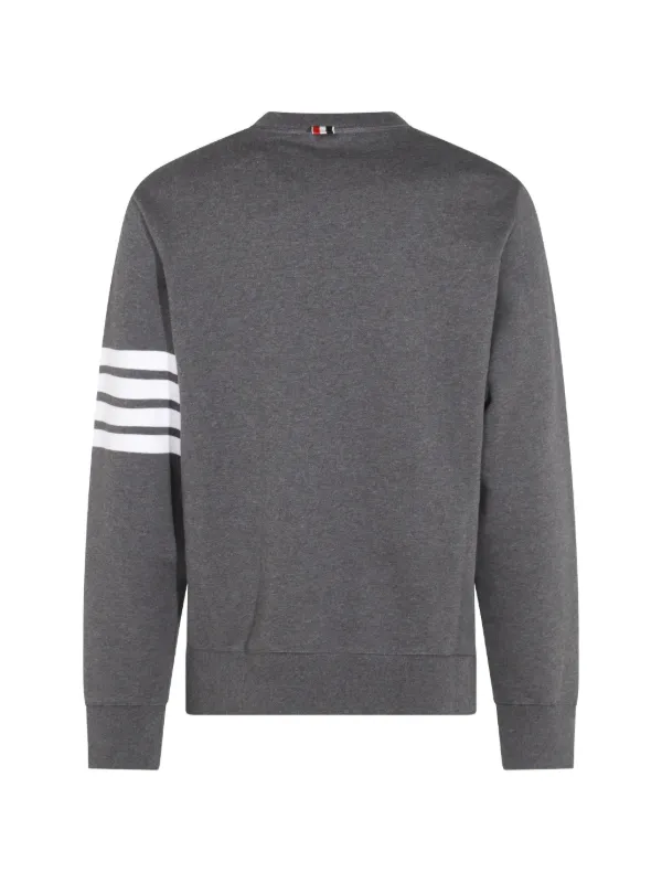 Thom Browne Classic Loopback 4-Bar Sweatshirt | Grey | FARFETCH