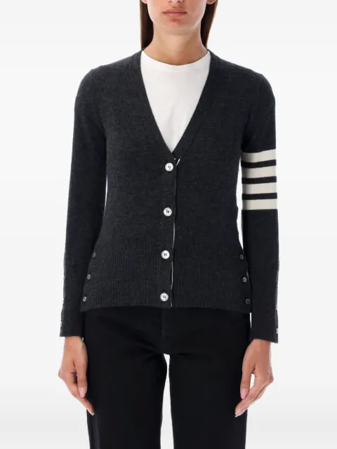 Thom Browne 4-Bar V-neck cashmere cardigan