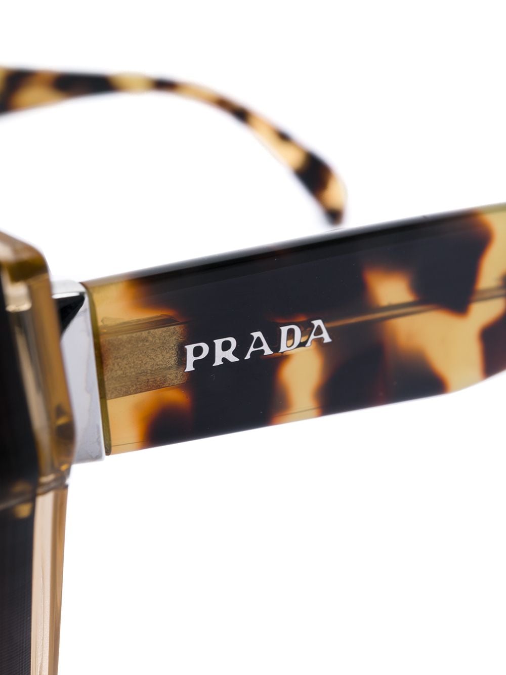 фото Prada eyewear солнцезащитные очки в оправе 'кошачий глаз'